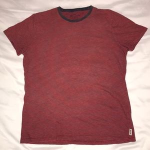 Red & Grey Striped T-Shirt